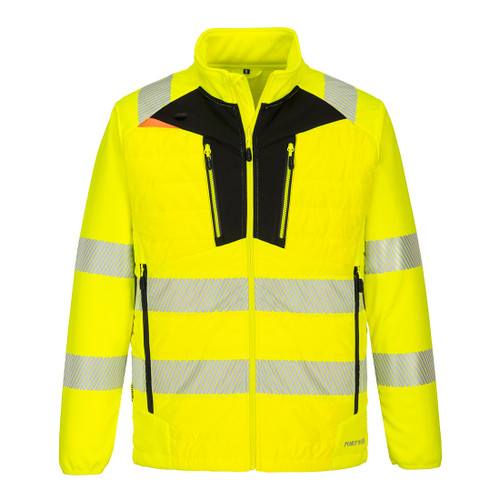 DX4 Hi-Vis Hybrid Baffle Jacket (Yellow/Black)
