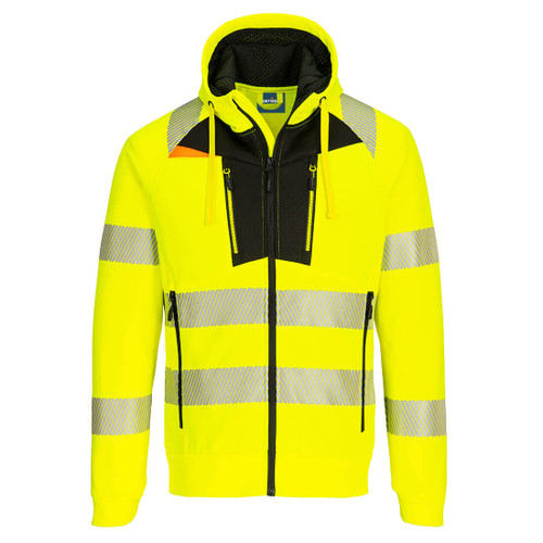 DX4 Hi-Vis Hoodie (Yellow/Black)