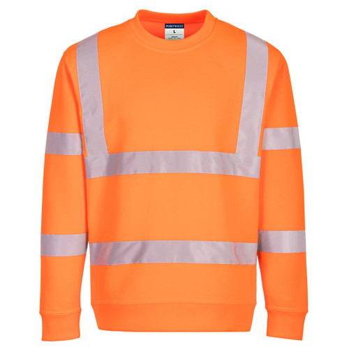Eco Hi-Vis Sweatshirt (Orange)