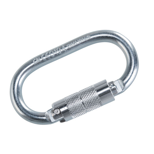 Twist Lock Carabiner (Silver)