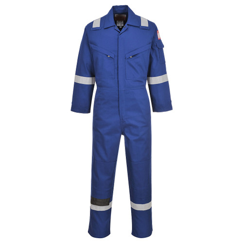 Flame Resistant Light Weight Anti-Static Coverall 280g (Royal Blue)