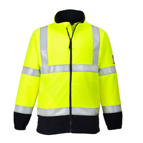 Flame Resistant Anti-Static Hi-Vis Fleece (Yellow)