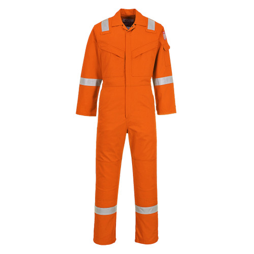 Flame Resistant Anti-Static Coverall 350g (Orange)