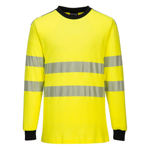 PW3 Flame Resistant Hi-Vis T-Shirt (Yellow/Black)