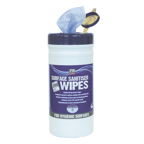 Surface Sanitiser Wipes (200 Wipes) (Blue)