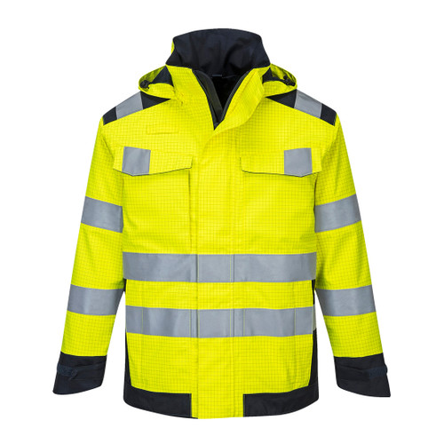 Modaflame Rain Multi Norm Arc Jacket (Yellow/Navy)