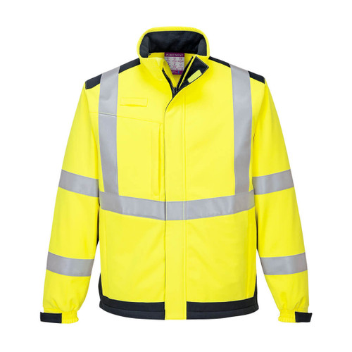 Modaflame Multi Norm Arc Softshell Jacket (Yellow/Navy)