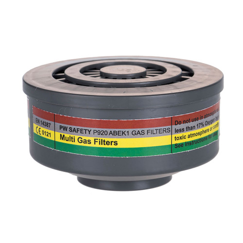 ABEK1 Gas Filter Special Thread Connection (Grey)