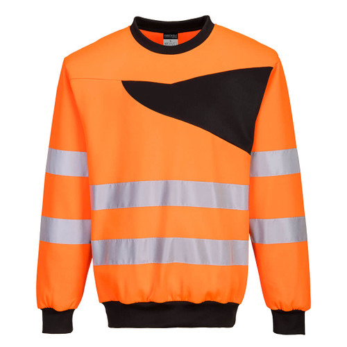 PW2 Hi-Vis Sweatshirt (Orange/Black)