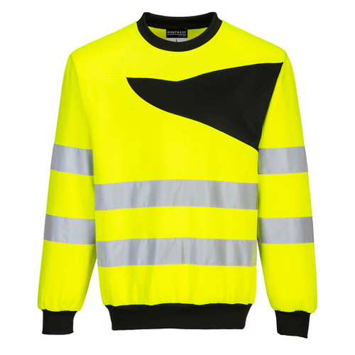 PW2 Hi-Vis Sweatshirt (Yellow/Black)