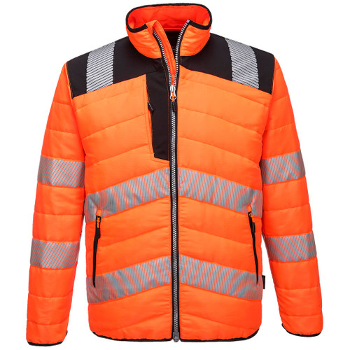 PW3 Hi-Vis Baffle Jacket (Orange/Black)