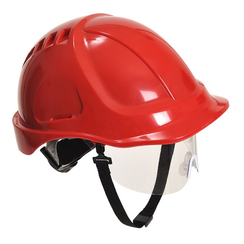 Endurance Plus Visor Helmet (Red)