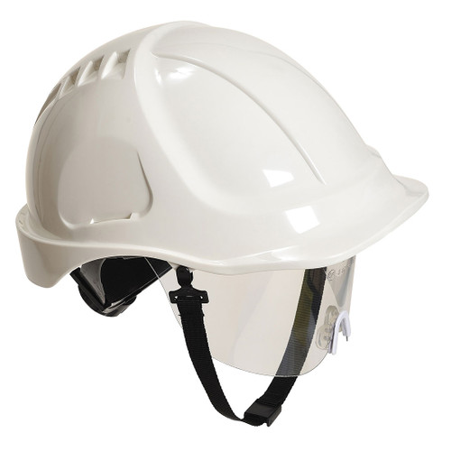 Endurance Plus Visor Helmet (White)