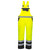 Hi-Vis Breathable Contrast Rain Bib and Brace (Yellow/Black)