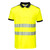 PW3 Hi-Vis Cotton Comfort Polo Shirt S/S  (Yellow/Black)