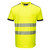 PW3 Hi-Vis Cotton Comfort T-Shirt S/S  (Yellow/Black)