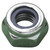M27 DIN985 Type T Nylon Insert Nut Class 6 Zinc Plated (Box 100)