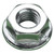 M10 DIN6923 Plain Flange Nut Class 8 Zinc Plated (Box 200)