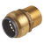 Sealey Straight Adaptor 15mm x 1/2"BSPT Brass