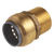 Sealey Straight Adaptor 22mm x 3/4"BSPT Brass