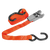 Ratchet Tie Down 25mm x 4.5m Polyester Webbing with S-Hook 800kg Breaking Strength (TD0845S)