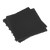 Polypropylene Floor Tile 400 x 400mm - Black Treadplate - Pack of 9 (FT3B)