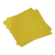 Polypropylene Floor Tile - Yellow Treadplate 400 x 400mm - Pack of 9 (FT3Y)