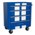 Rollcab 4 Drawer Retro Style - Blue with White Stripes (AP28204BWS)
