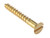 Wood Screw - Countersunk Head - Solid Brass - Box (200) - 4 x 3/4"