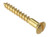 Wood Screw - Raised Head - Solid Brass - Box (200) - 6 x 3/4"