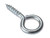 Screw Eyes - Zinc Plated - Bag (10) - 45 x 10g