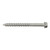 TechFast Masonry Screw - Hex - Box (100) - 6.3 x 57mm