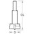 Lip and spur two wing bit 38mm diameter  (1004/38TC)