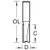 Two flute cutter 6mm diameter (3/24X1/4TC)