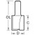 Trend Two flute cutter 26mm diameter (4/82X1/2TC)