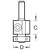 Trend Rota-Tip cutter 19 mm diameter (46/03X1/4TC)