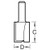 Trend Two Flute Cutter 14.0mm diameter (C023BX8MMTC)