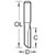 Trend One Flute 3mm diameter x 11mm cut  (C034CX1/4TC)