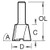 Trend Dovetail 15.9mm diameter x 104 degrees  (C160AX1/4TC)
