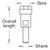 Collet extension 8mm shank 1/4" collet (CE/8635)