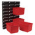 Pro Storage Wall Rack with 4 Large Bins (MS/P/RACK/4)