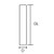Lock Template 25mm x 56mm faceplate rounded ends (WP-LOCK/T/215)