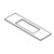 Lock Template 25mm x 192mm faceplate  (WP-LOCK/T/236)