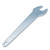 Spanner 15mm A/F T3 pressed steel  (WP-SPAN/15P)