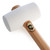 Thor 61-953W White Rubber Mallet (64mm) 675g