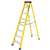 TB Davies 8 Tread Heavy-Duty Fibreglass Swingback Step Ladder