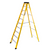 TB Davies 10 Tread Heavy-Duty Fibreglass Swingback Step Ladder