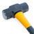 XTrade X0900082 Sledge Hammer with Fibreglass Handle 10lb