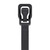 RETYZ WKT-S14BK-TA WorkTie Reusable Cable Ties in Black 355mm/14in (Pack of 100)