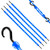 The Perfect Bungee AS36BL4PK-BXST Adjust-A-Strap Bungee Cords in Blue 91cm/36in (Pack of 4)